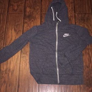 Large Nike women’s zip up hoodie